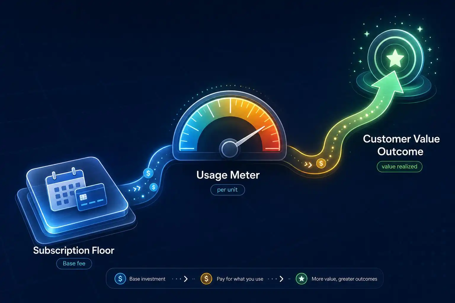 Your Hybrid Pricing Model Needs a Floor, a Meter, and a Promise