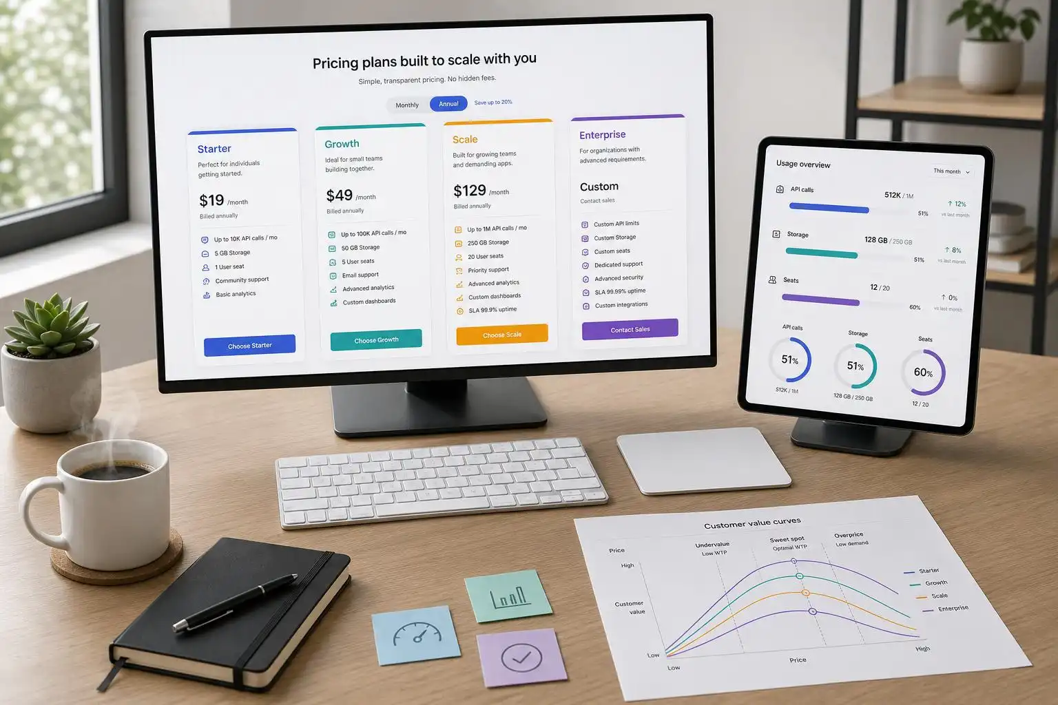 Pricing clarity starts by separating the meter from the promise.