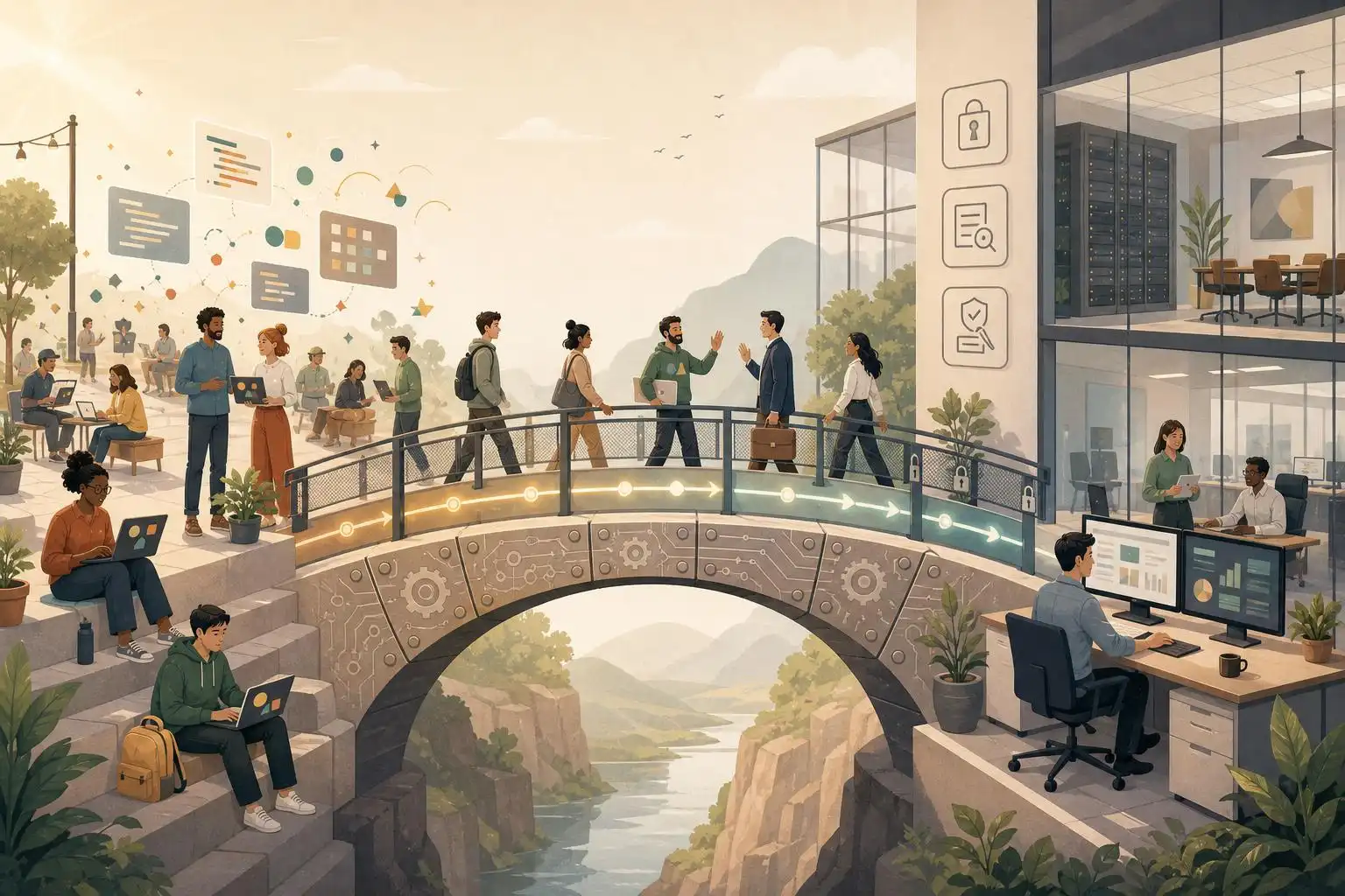 The strongest upgrade paths connect community trust to institutional confidence.