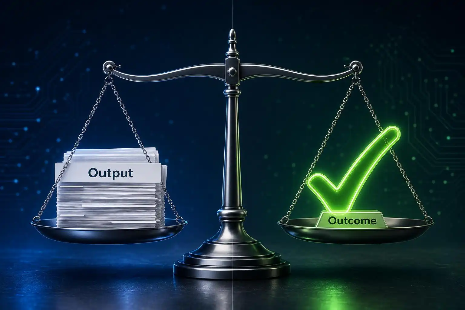The gap between what AI produces and what it actually achieves is where most pricing models quietly collapse.